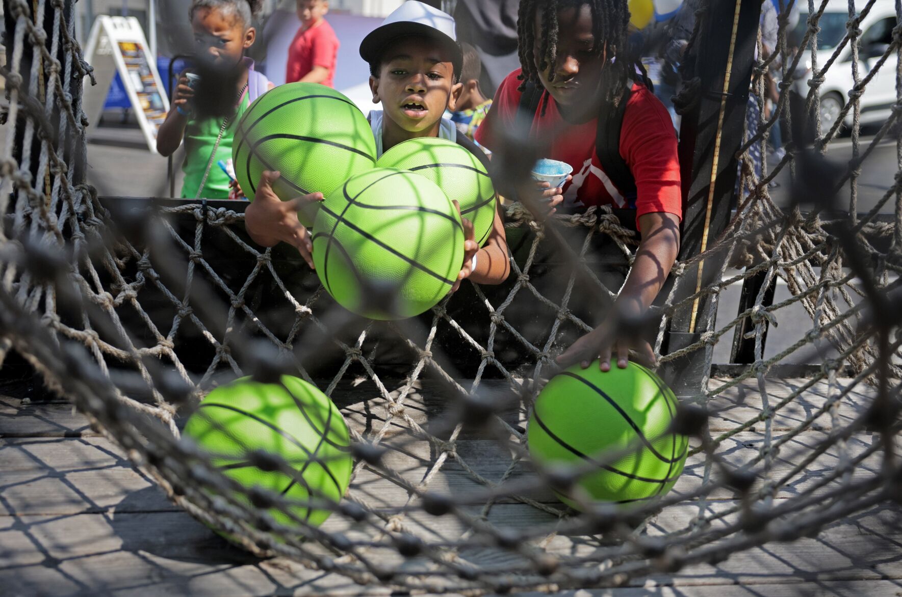 SLPS's annual back-to-school fair outside district HQ